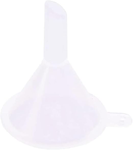 10 Pcs Plastic Mini Funnels for Bottle Filling, for Perfume Oil Small Samples Practical Specialty Tools and Gadgets Funnels Specialty Tools and Gadgets（Transparent）