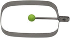 Silver Egg Rings, Stainelss Steel Egg Cooking Rings, Rectangle Crumpet Ring Mold, Pancake Mold For Frying Eggs And Omelet Specialty Cookware