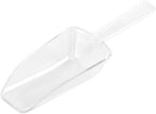 4.5 Inch Clear Plastic Multi-Purpose Scoops, Ice Scoop for Weddings, Candy, Dessert Buffet, Protein Powders, Specialty Tools and Gadgets