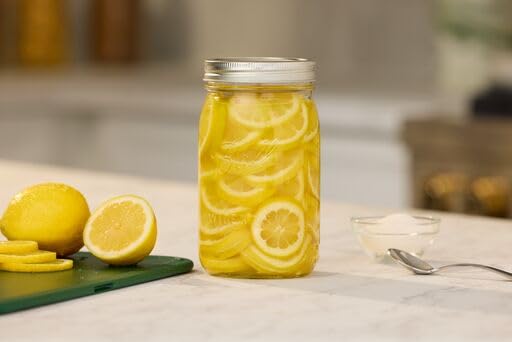 Ball Wide Mouth Glass Mason Jars with Lids and Bands, Used for Canning, Pickling, Juice, Jam, Jelly, Quart Size 32 Ounce (Pack of 8)