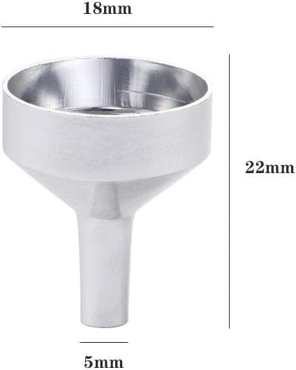 10 pcs Gold Mini Metal Funnels Set, Mini Filling Funnel Liquid Refill Funnel for Transferring Essential Oils, Liquid, Perfume, Small Mini Bottles Specialty Tools and Gadgets