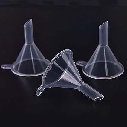 10PCS Small Clear Funnels for Art Sand Bottle Filling Perfumes Lab Bottle Essential Oils Arts Crafts Supplies,Specialty Tools and Gadgets
