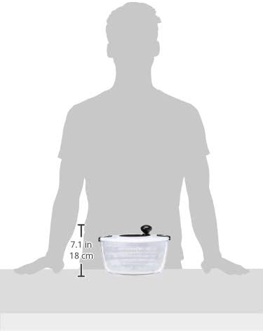 Excelsteel Cook Pro Inc Salad Spinner, 4-1/2-Quart,White