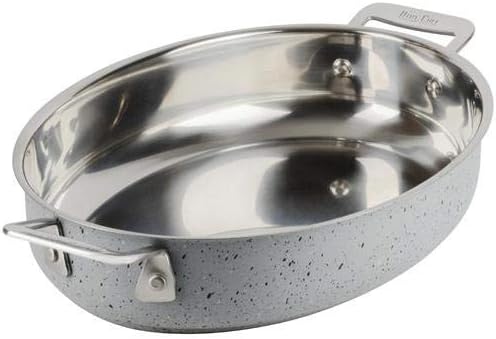 Bon Chef 60002STARLIGHT Induction Oval 2.5 Qt. Au Gratin Pan