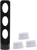 Replacement Parts Water Filter Holder with 3 Pack Charcoal Water Filters,Compatible with cuisinart Coffee Maker (black)