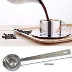 Stainless Steel 1 Tablespoon Measuring Coffee Scoop Spoon, Set of 5