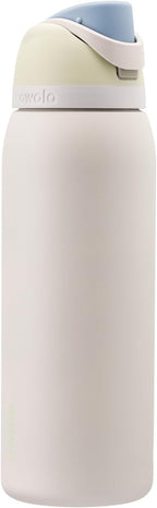 Owala FreeSip Insulated Stainless Steel Water Bottle with Straw for Sports, Travel, and School BPA-Free Sports Water Bottle, 40 oz, Iced Breeze