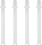(4 pack) 162416-000-000 Silicone tube Milk Frothing Silicone Pipe Tube Compatible for Mr Coffee BVMC-ECMP1000 BVMC-ECMP1000RB BVMC-ECMP1102 BVMC-ECMP1106 Espresso Maker Milk foam straw