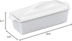 EBM Ceramic White Terrine, Large