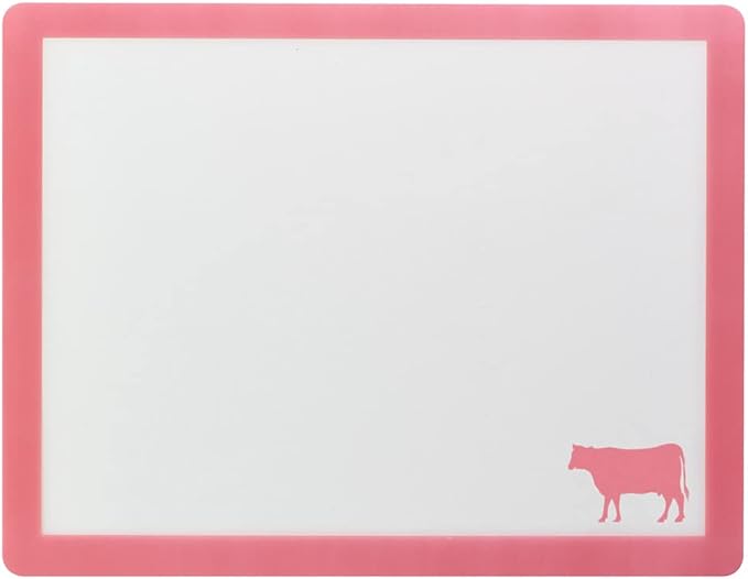 HIC Kitchen Flexible Cutting Board Mat Set, Color-Coded with Icons, Food-Grade Nonporous BPA-Free Plastic, Set of 4