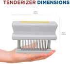 Jaccard 200348T, 48 Blade Durable Meat Tenderizer with Stainless Steel Razor Sharp Needle, Cooking Gadget for Tenderizing Chicken, Beef, Pork, Veal, BBQ, Yellow