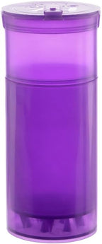 EZSPLITZ Cap & Crusher - 2-in-1 Herb Grinder with Extra Large Storage (Purple)