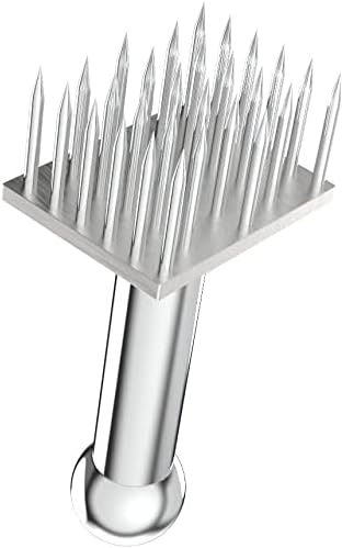 Professional Meat Tenderizer Tool Poultry Tenderizers with 28 Stainless Steel Blades Meat Mallet for Beef,Pork,Chicken