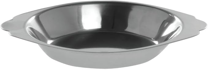 HUBERT 6 oz Au Gratin Dish Round Stainless Steel