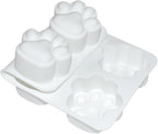 Silicone Chocolate Molds 3D Cat Paw, Non-Stick Silicone Mold for Creating Individual Portions Mousse Cake, Pastry, Chocolate, Ideal for Professional-Looking Dessert (E_ Cat Paw)