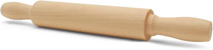 Wooden Mini Rolling Pin, 7 Inches Long, Pack of 50, Perfect for Fondant, Pasta, Baking in the Kitchen, Crafting, by Woodpeckers