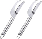 2pcs Fish Remover Set Stainless Steel Handle Multi-Use Fish Scaler and Belly Opener Tool for Kitchen Reusable Gadget