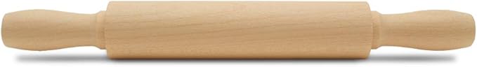 Wooden Mini Rolling Pin, 7 Inches Long, Pack of 50, Perfect for Fondant, Pasta, Baking in the Kitchen, Crafting, by Woodpeckers