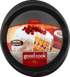 GoodCook Everyday Nonstick Steel Round Cake Pan, 9-Inch, Gray