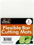 Handy Housewares 2 Piece 5.75" x 6.75" Flexible Transparent Plastic Bar Cutting Mat - Perfect for Slicing Limes and Cocktail Ingredients (3 Sets (6 Boards))