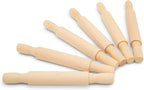 Wooden Mini Rolling Pin, 7 Inches Long, Pack of 50, Perfect for Fondant, Pasta, Baking in the Kitchen, Crafting, by Woodpeckers