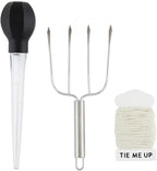 Santa Barbara Design Studio Kitchen Tools Set - Gift Boxed Cooking Essentials Kit, 3-Pieces, Turkey Baster Book Box