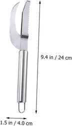 2pcs Fish Remover Set Stainless Steel Handle Multi-Use Fish Scaler and Belly Opener Tool for Kitchen Reusable Gadget