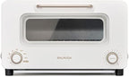 BALMUDA The Toaster Pro | Steam Oven Toaster | Compact 14.1″W × 12.6″D × 8.2″H | 6 Modes: Shokupan, Golden Toast, Pizza, Croissant, Oven, Salamander Grill | (Baking Tray Sold Separately) | Off-white