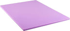 TrueCraftware- 20" X 15" X 1/2” Cutting Board for Kitchen Purple Color Plastic- Durable Color Coded Kitchen Cutting Board Chopping Board Non Slip Cutting Mat for Meat Vegetables Dishwasher Safe
