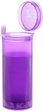 EZSPLITZ Cap & Crusher - 2-in-1 Herb Grinder with Extra Large Storage (Purple)