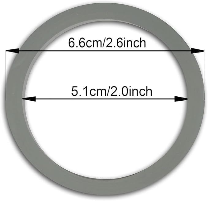 (4 Pack) Grey Blender Gasket, Compatible with Osterizer and Oster Blender Replacement Parts