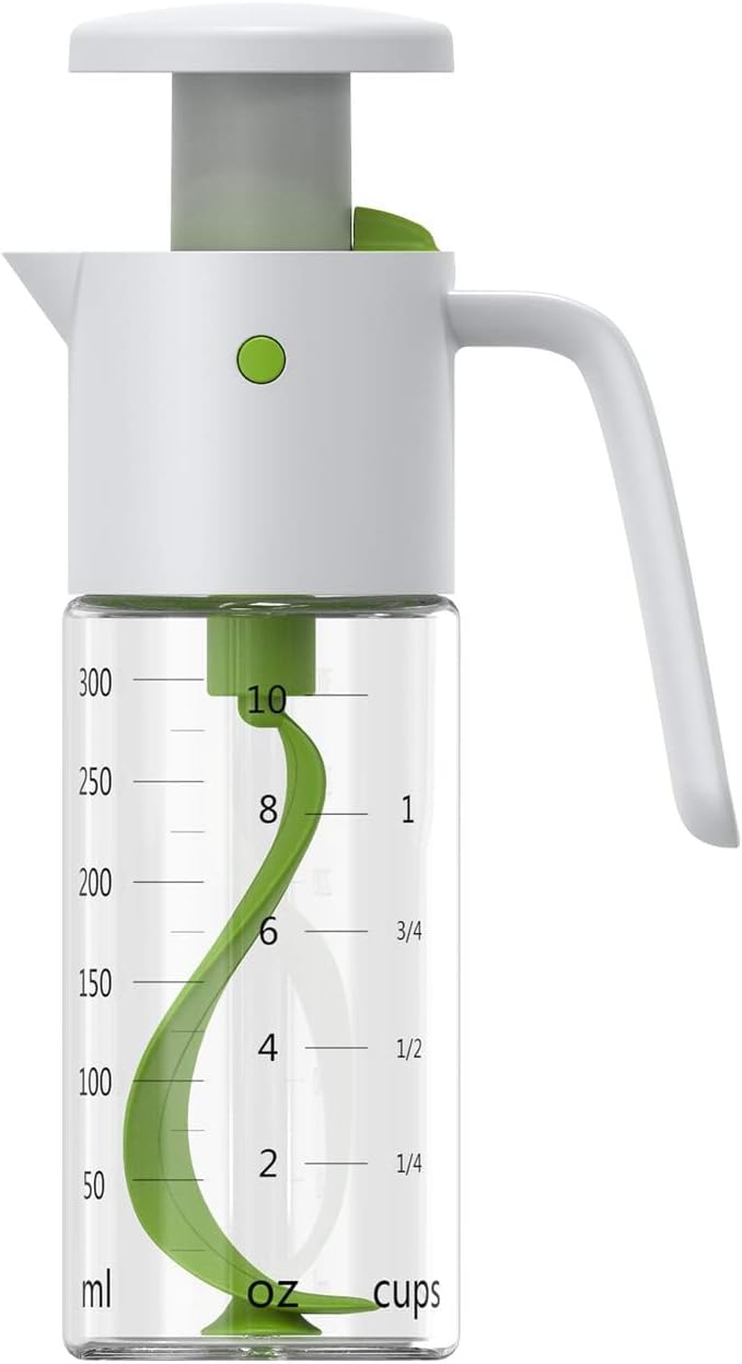 Vucchini Salad Dressing Shaker Mixer Bottle Homemade Salad Dressing Container - BPA Free Glass Juice Storage Ketchup