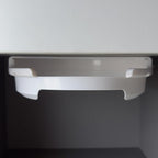 Paper Plate Dispenser Just for 10-1/16 inches Paper Plates, Under Cabinet Papers Plates Holder, can be Taken up and Down, Suitable for RV Travel and use for Under Kitchen cabinets