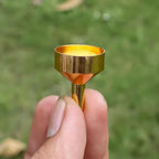 10 pcs Gold Mini Metal Funnels Set, Mini Filling Funnel Liquid Refill Funnel for Transferring Essential Oils, Liquid, Perfume, Small Mini Bottles Specialty Tools and Gadgets