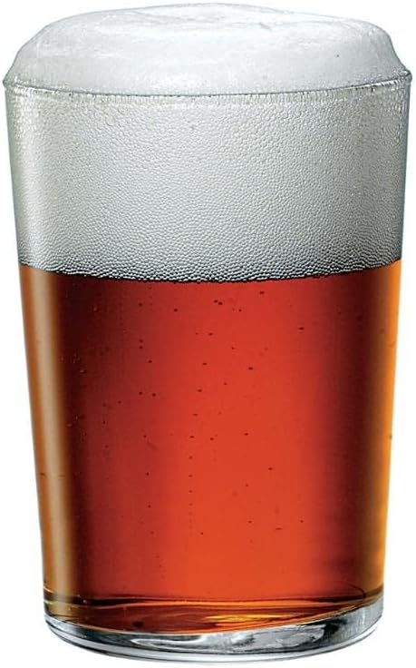 Bormioli Rocco Bodega Collection Glassware – Set Of 12 Maxi 17 Ounce Drinking Glasses For Water, Beverages & Cocktails – 17oz Clear Tempered Glass Tumblers, Transparent