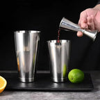 Homestia Boston Shaker Set Mixology Bartender Kits Bar Tool Set, Stainless Steel Martini Shaker Set, 12 Pcs Cocktail Bartending Kits Barware Bartender Sets for Home Bar Party, (Silver)