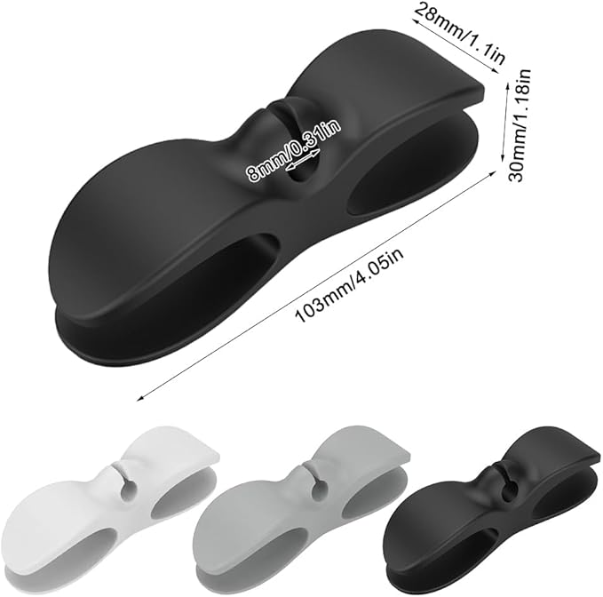 Cord Organizer for Appliances, 4PCS Kitchen Appliance Cord Winder Organizer Stick On Cable Holder Winder Keeper for Appliances Stick on Kitchenaid Mixer, Coffee Maker, Pressure Cooker Accessories