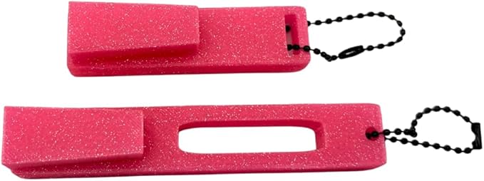 Hydro Style Tumbler Opening Tool, Plastic Lid Removal Tool with Chain and Handle Clip (Pink Sparkle)