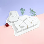 mostsom Honeycomb Molds Silicone Non-Stick Rabbit Cookie Mold Diy Rose Flower Chocolate Mould Used for Jelly, Candy,Biscuits (A_12x11.48x1.2 inch)
