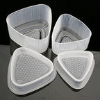 Sushi Making Kit,Sushi Mold 4 Pcs Diy Sushi Triangle Sushi Cooking Tools For Kids Kitchen Tools Sushi Plates Rice Ball Mold