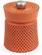 Peugeot Bali FONTE Cast Iron Pepper Mill, 8cm/3 In Orange, Black, 3.15in.