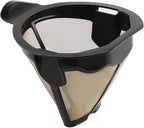 Replacement Parts 2pcs Cone Reusable Coffee Permanent Filters, Compatible with Ninja Coffee Maker CM305, CP301, CP307C,CM401