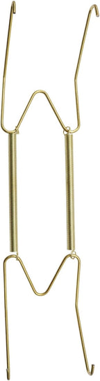 Plate Hangers for The Wall - Stainless Steel Invisible Heavy Duty Wire Plate Holder for 9-10 Inch Decorative Plates, Art Plates & Ceramic Plates with Wall Hooks