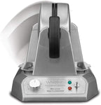 Waring Commercial WW180X Heavy Duty Single Belgian Waffle Maker, Coated Non Stick Cooking Plates, Produces 25 waffles per hour, 120V, 1200W, 5-15 Phase Plug, Silver, 12.5 x 17.88 x 10.5 inches