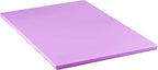 TrueCraftware- 24" X 18" X 1/2” Cutting Board for Kitchen Purple Color Plastic- Plastic Commercial Chopping Board Anti Slip Surface Chopping Food Cutting Mat for Meat Vegetables Dishwasher Safe