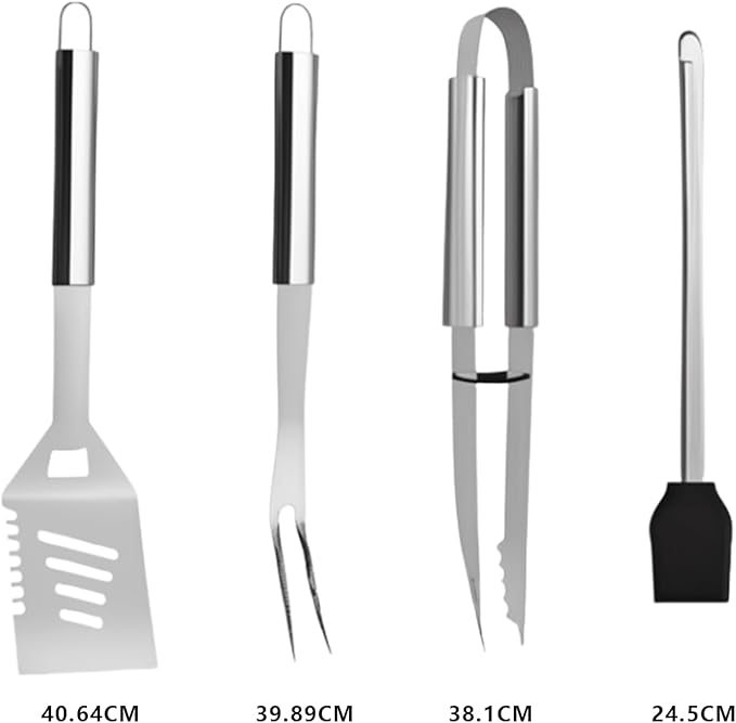 BBQ Grill Tools Set, 21-Piece Stainless Steel Grill Utensils with Aluminum Case, Heavy Duty Grilling Accessories, The BBQ Accessories Gift for Father's Day and Christmas