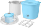 Tasty by Cuisinart ICM100TBL Ice Cream Maker, 8.71"(L) x 8.71"(W) x 10.49"(H), Blue