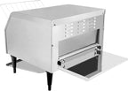 450 Slices/Hour Commercial Toaster, 110V 2600W Electric Conveyor Toaster Oven Stainless Steel Commercial Conveyor Belt Toasters for Restaurant, Bakery, Buffet Use