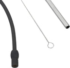 Coffee Machine Replacement Tube, Coffee Machine Replacement Tube Stainless Steel Silicon Milk Hose Coffee Maker Accessories Pipe Coffee Machine Water Hose Cleaning Brush Coffee