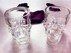 Kitchen & Dining Entertaining Glassware Drinkware Old Fashioned Glasses Skull Cup for Serving Scotch Whiskey Mixed Drinks (8)